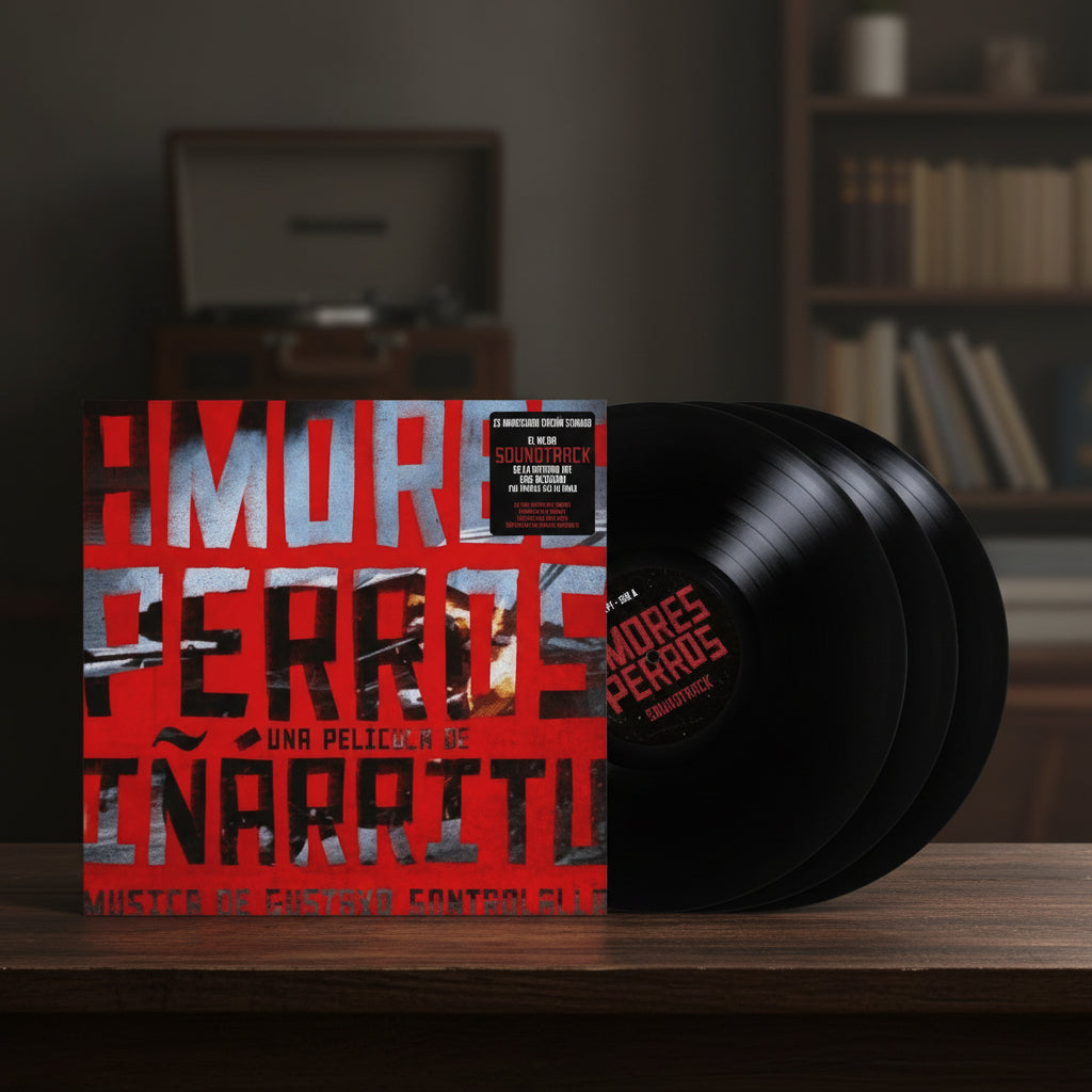 Amores Perros : Soundtrack Y Musica 3 Lp Vinyl Red Gatefold Inserto