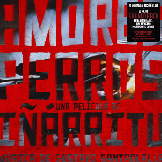 Amores Perros : Soundtrack Y Musica 3 Lp Vinyl Red Gatefold Inserto