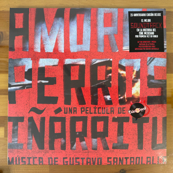 Amores Perros : Soundtrack Y Musica 3 Lp Vinyl Red Gatefold Inserto