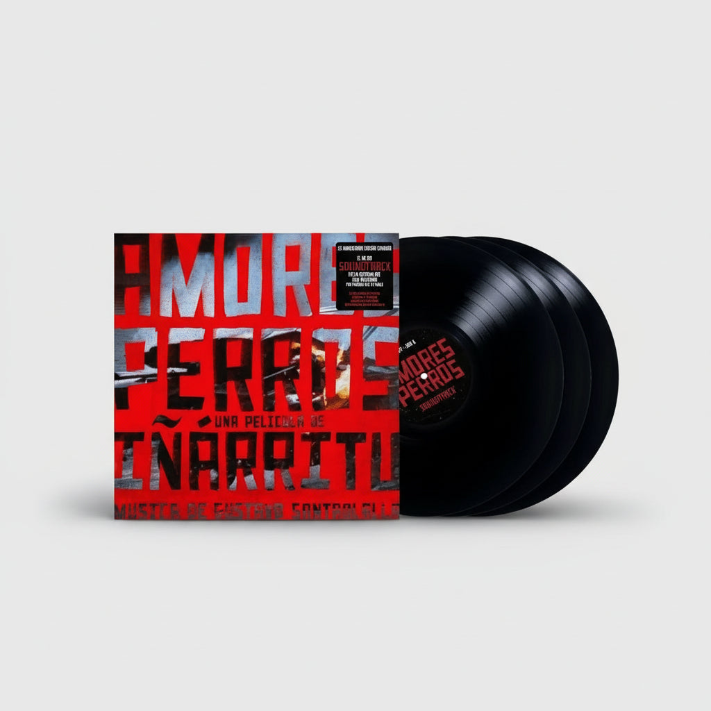 Amores Perros : Soundtrack Y Musica 3 Lp Vinyl Red Gatefold Inserto