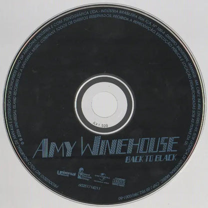 Amy Winehouse Back To Black Disco Cd (10 Canciones)