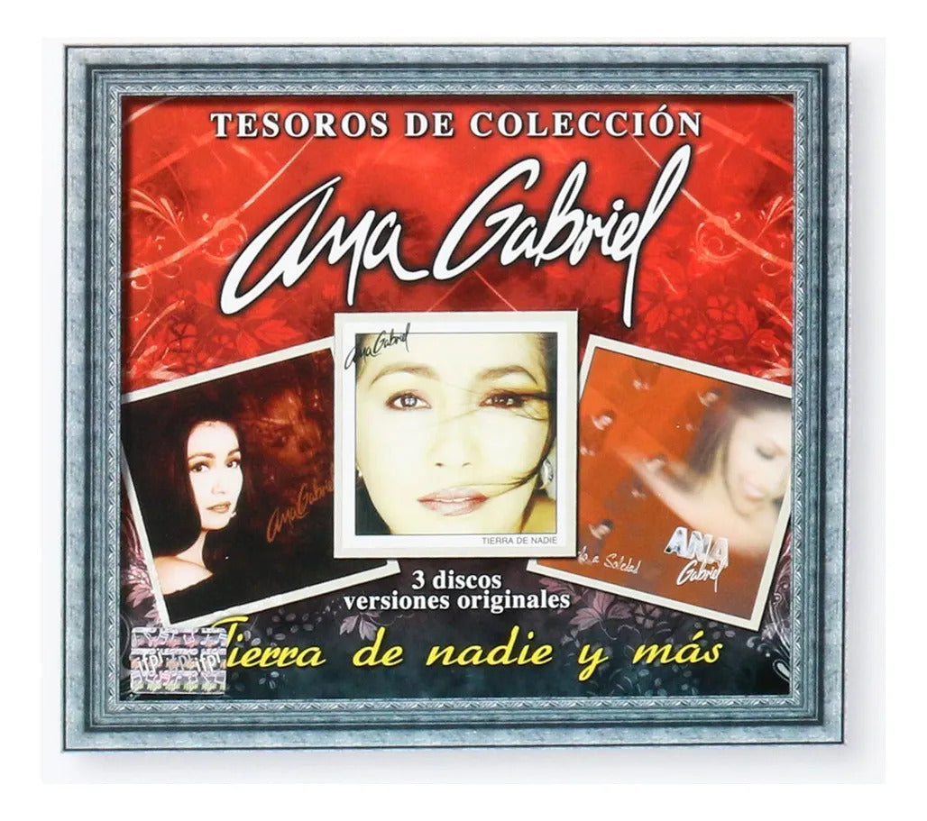 Ana Gabriel Tesoros De Coleccion Tierra De Nadie Y Mas 3 Cd