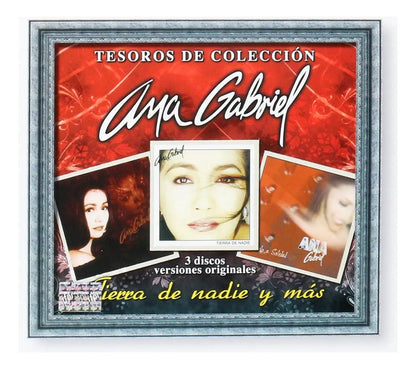 Ana Gabriel Tesoros De Coleccion Tierra De Nadie Y Mas 3 Cd