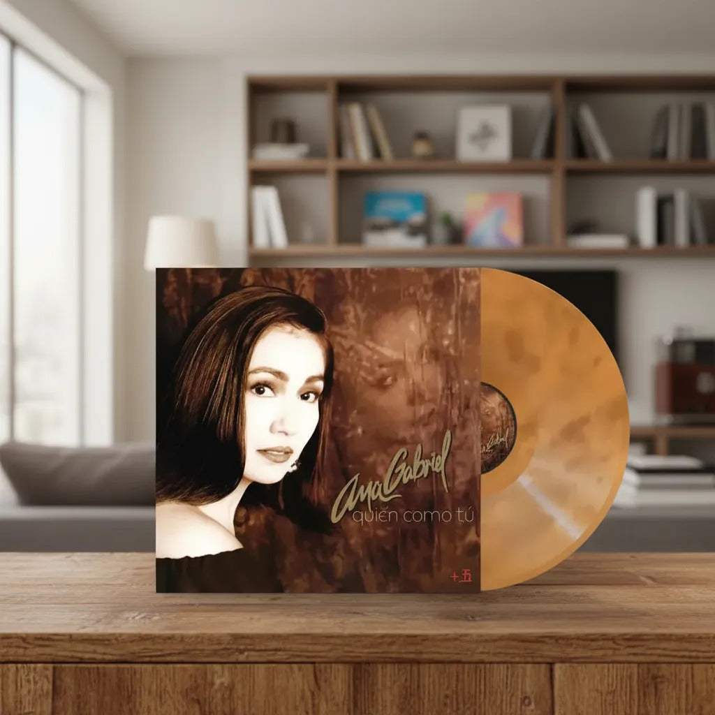 Ana Gabriel Quien Como Tu Lp Vinyl Marbled Brown