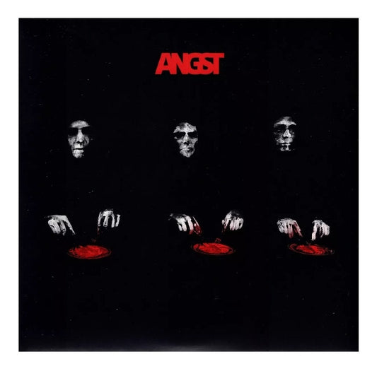 Rammstein Angst Single Lp Acetato Vinyl / Rojo
