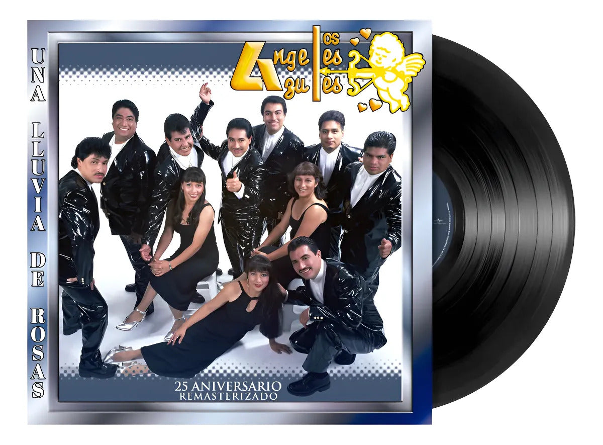 Los Angeles Azules Una Lluvia De Rosas Lp Vinyl 25 Aniversario Remasterizado