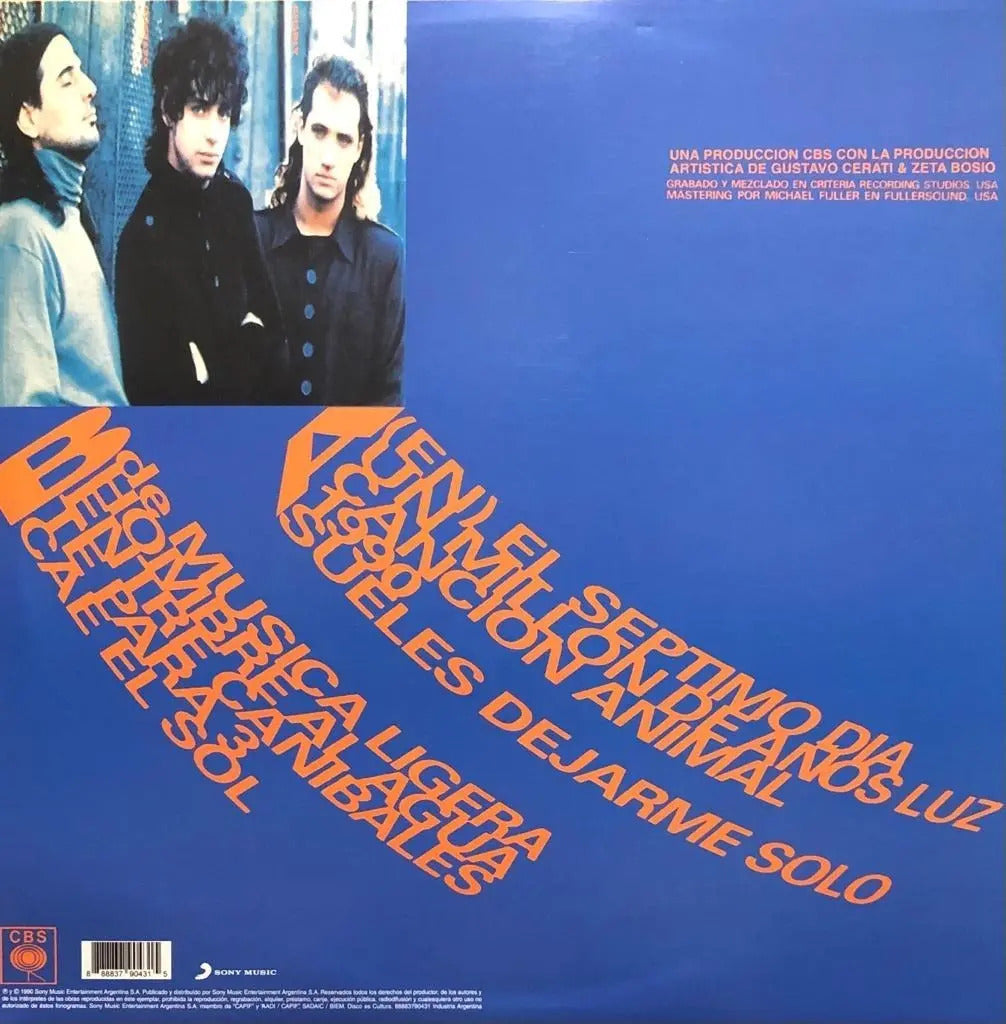 Soda Stereo Cancion Animal Lp Vinyl