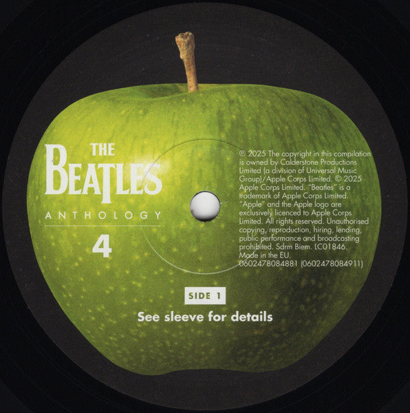 The Beatles Anthology 4 Edition 3 Lp Vinyl 2025 Triple Gatefold