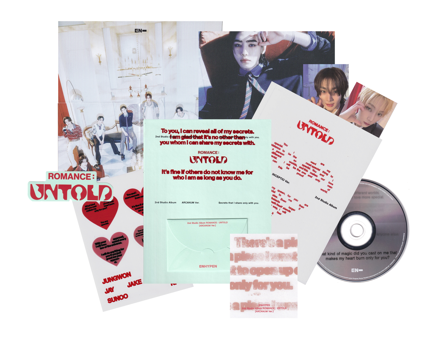 Enhypen Romance Untold Album Version Arcanum Disco Cd