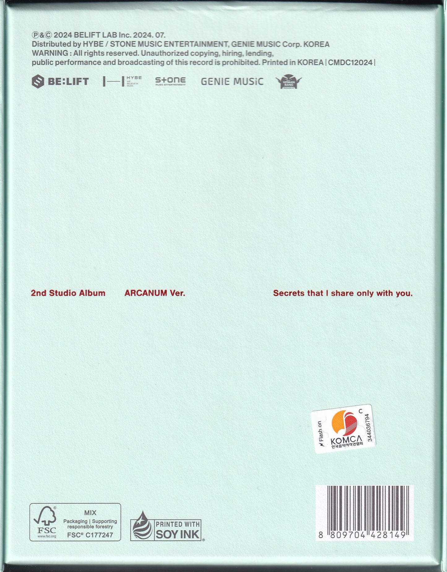 Enhypen Romance Untold Album Version Arcanum Disco Cd