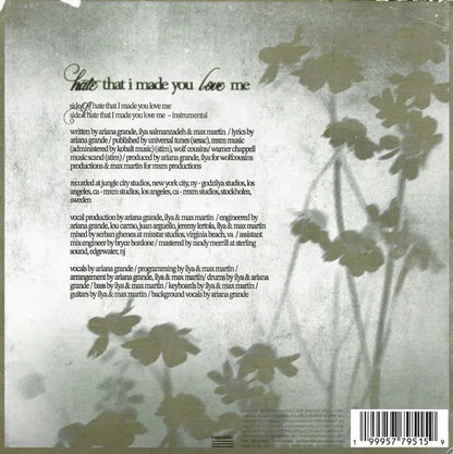 Ariana Grande Hate That I Made You Love Me Lp Vinyl