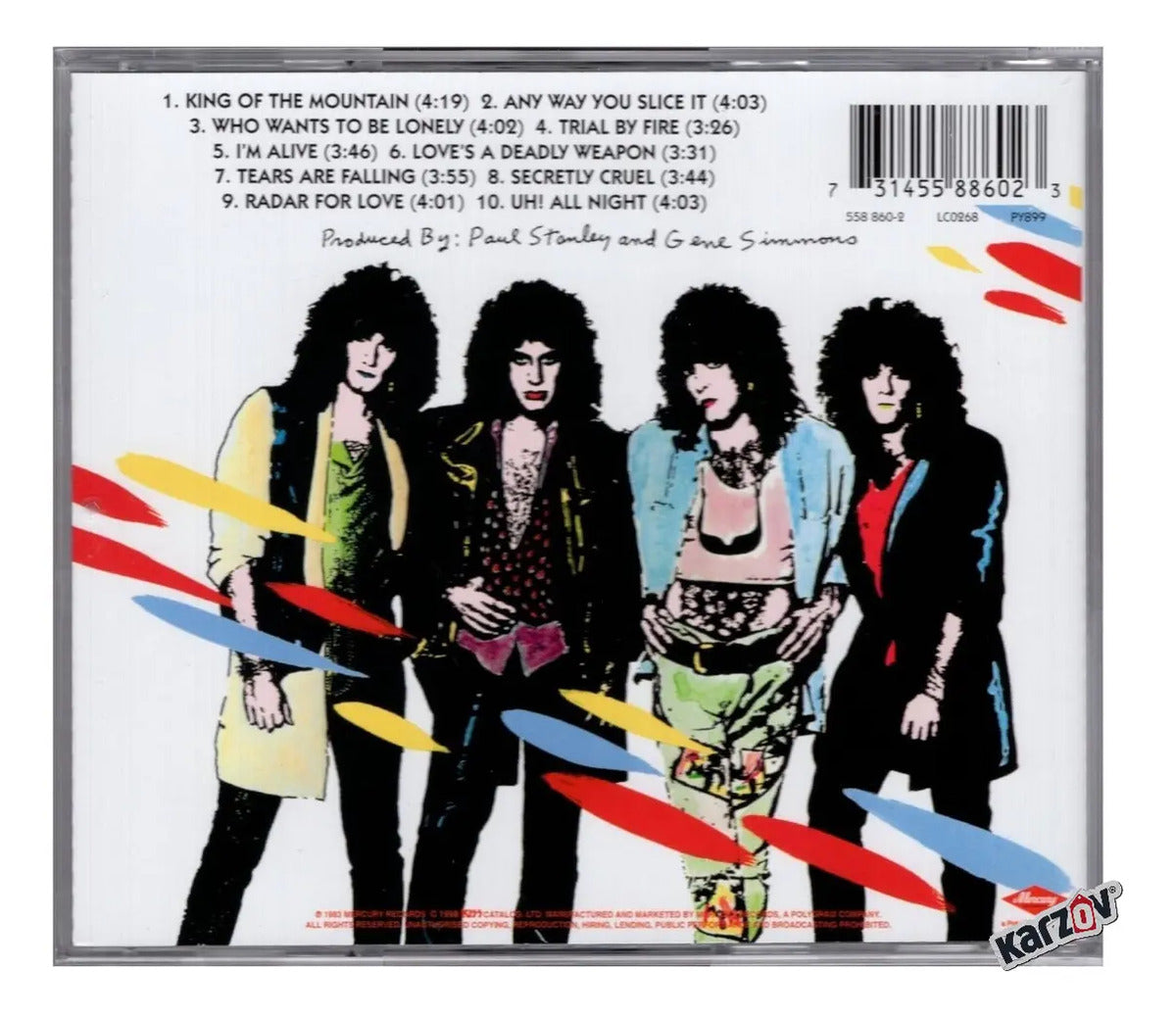 Kiss Asylum Disco Cd (10 Canciones)