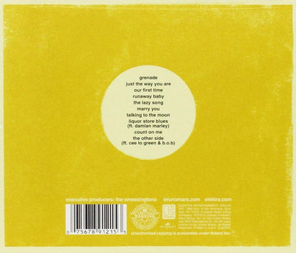 Doo - Wops And Hooligans Bruno Mars 2011 Cd