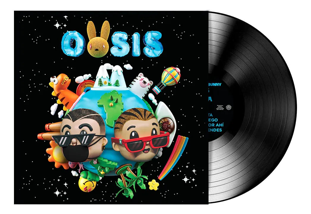 J Balvin & Bad Bunny Oasis Lp Gatefold Vinyl
