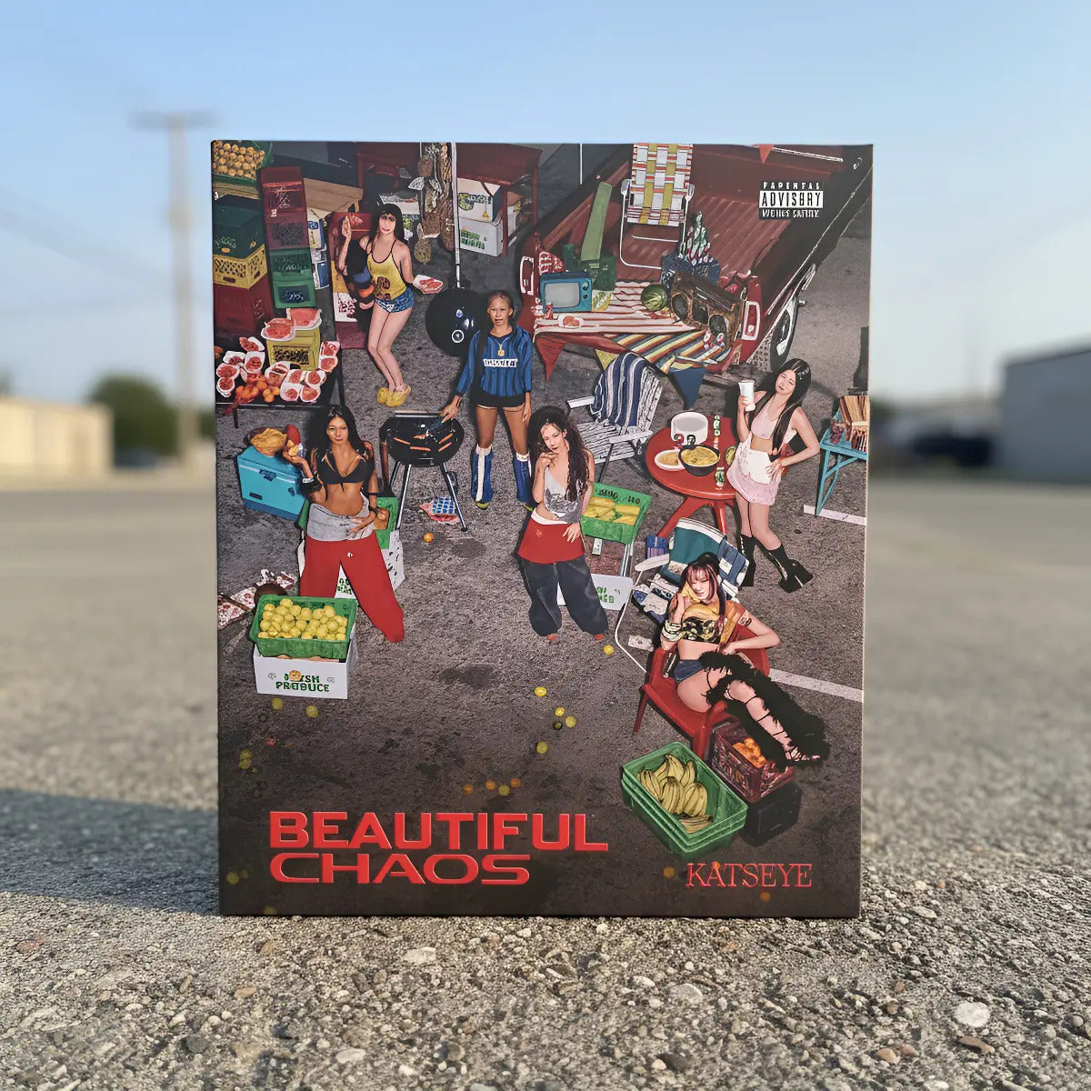 Katseye Beautiful Chaos Album Kpop VERSIÓN BEAUTIFUL