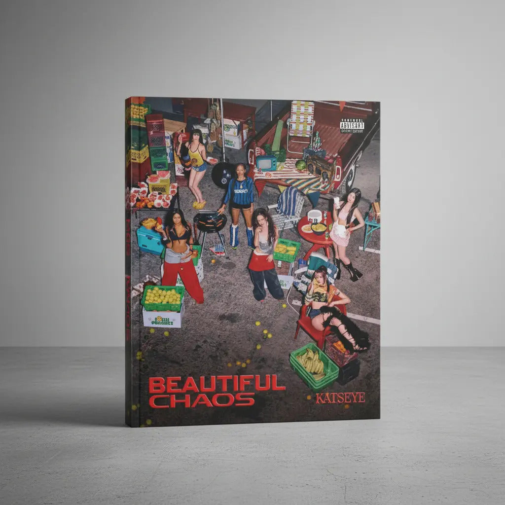 Katseye Beautiful Chaos Album Kpop VERSIÓN BEAUTIFUL