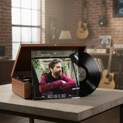 Benny Ibarra Nacer Una Vez Mas Lp Vinyl Black Negro