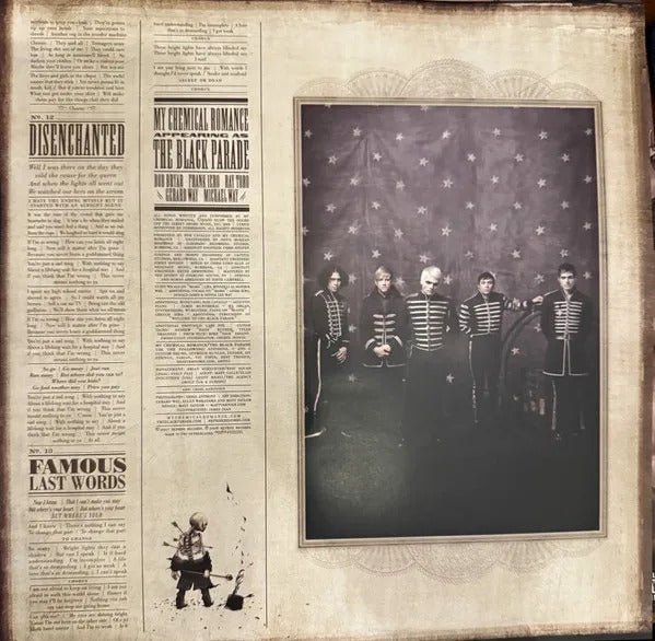 My Chemical Romance The Black Parade Milky Clear 2 Lp Vinyl