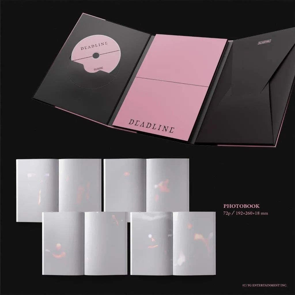 Blackpink 3rd Mini Album Deadline Photobook Original Int. Black Edition
