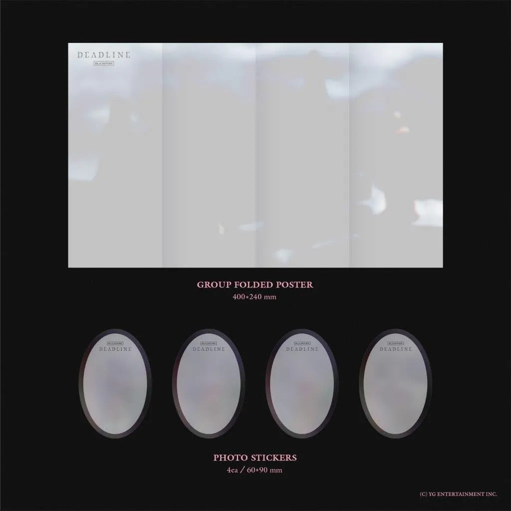 Blackpink 3rd Mini Album Deadline Photobook Original Int. Black Edition