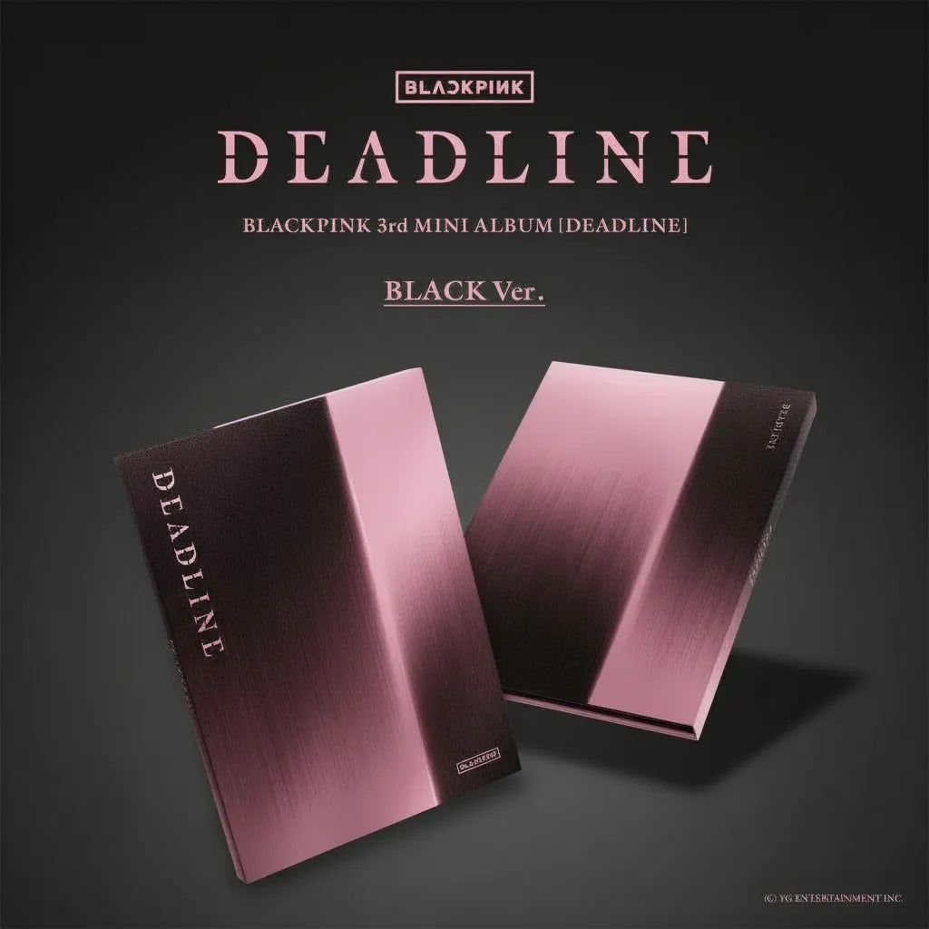 Blackpink 3rd Mini Album Deadline Photobook Original Int. Black Edition