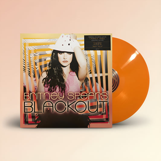 Britney Spears Blackout Importado Naranja Orange Lp Vinyl