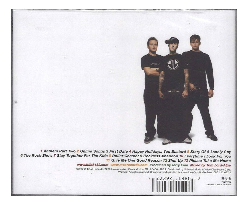 Blink - 182 Take Off Your Pants And Jacket Disco Cd