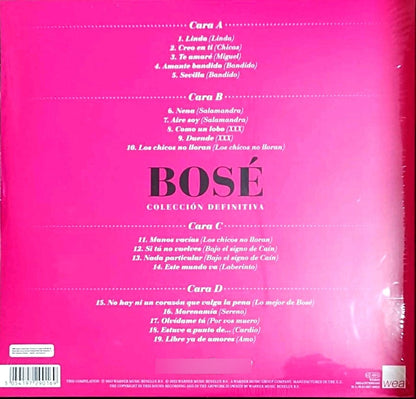 Miguel Bose Colección Definitiva 2 Lp Vinyl Estándar