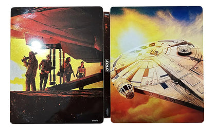Han Solo Star Wars Steelbook Pelicula Blu-ray + Dvd + Bonus