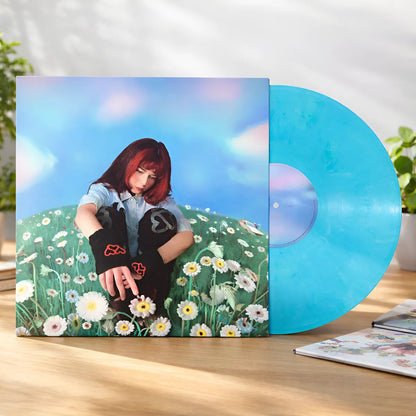 Bratty Tres 3 Blue Splatter Green Lp Vinyl Estándar