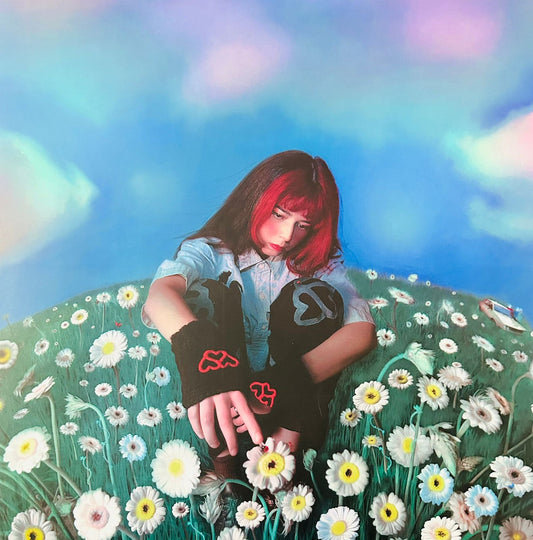 Bratty Tres 3 Blue Splatter Green Lp Vinyl Estándar