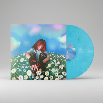 Bratty Tres 3 Blue Splatter Green Lp Vinyl Estándar