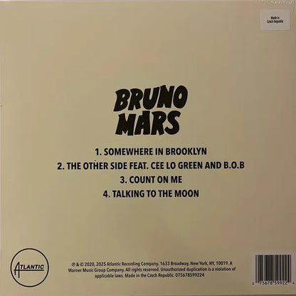 Bruno Mars It's Better If You Don't Understand Lp Vinyl