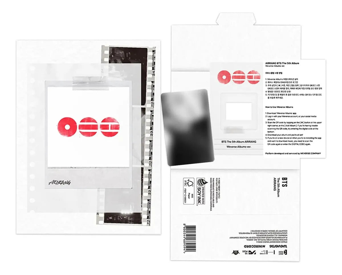 Bts The 5th Album Arirang Original Rooted Weverse Album