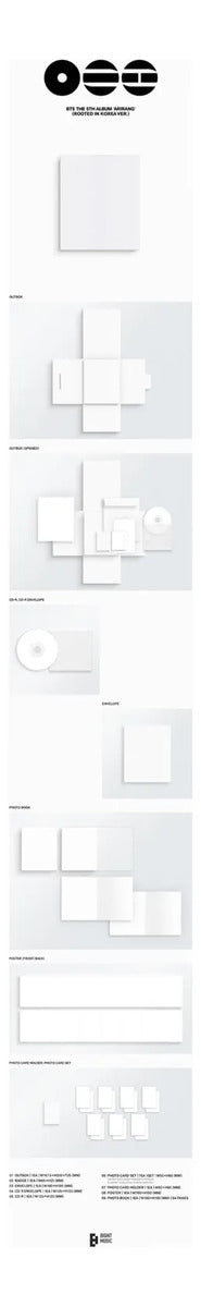 Bts The 5th Album Arirang Original Rooted CD-A In Korea Ver. INTERNATIONAL