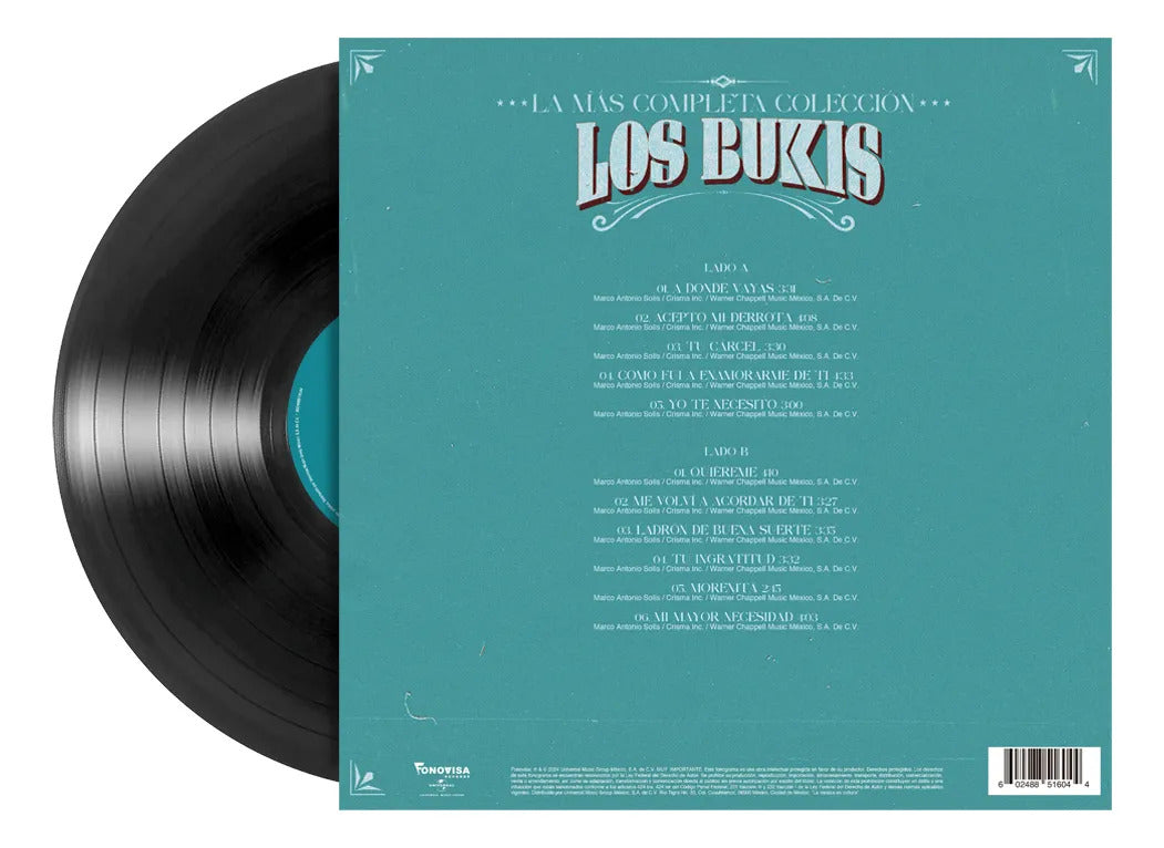 Los Bukis La Mas Completa Coleccion Lp Vinyl Black