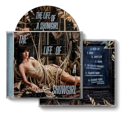 Taylor Swift The Life Of A Showgirl Cabaret Cd + 2 Bonus