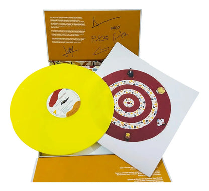 Vetusta Morla Cable A Tierra Autografiado Yellow Lp Vinyl