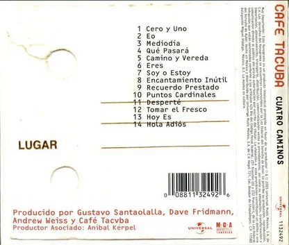 Cafe Tacuba - Cuatro Caminos - Disco Cd - 14 Canciones