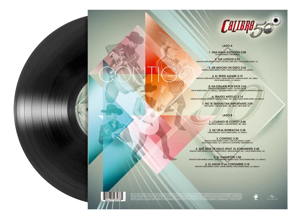Calibre 50 Contigo Vinyl Lp Black