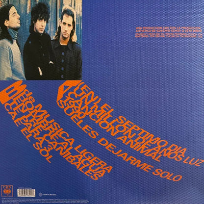 Soda Stereo Canción Animal Lp Vinyl Clear