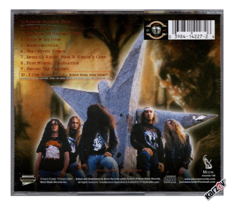 Cannibal Corpse Tomb Of The Mutilated Disco Cd