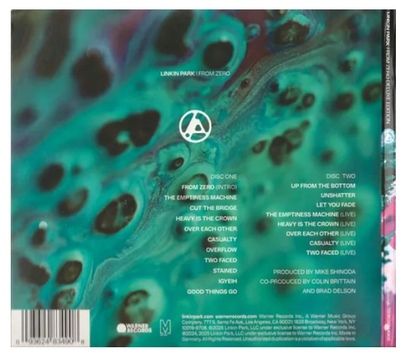 Linkin Park From Zero Deluxe 2 Discos Cd