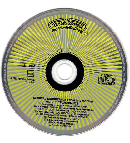 Electrodanza Flashdance Soundtrack Disco Cd
