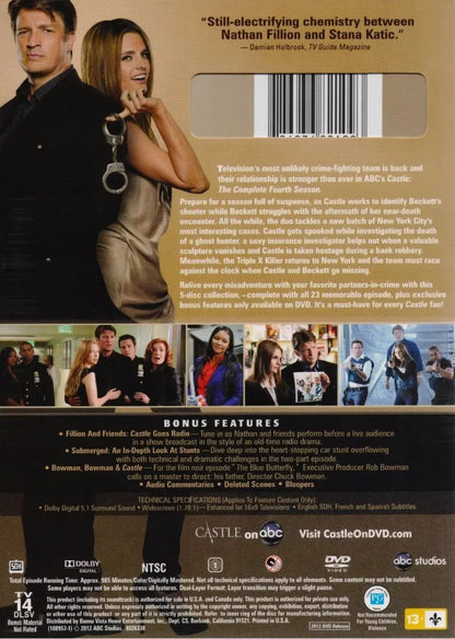Castle Cuarta Temporada 4 Cuatro Dvd