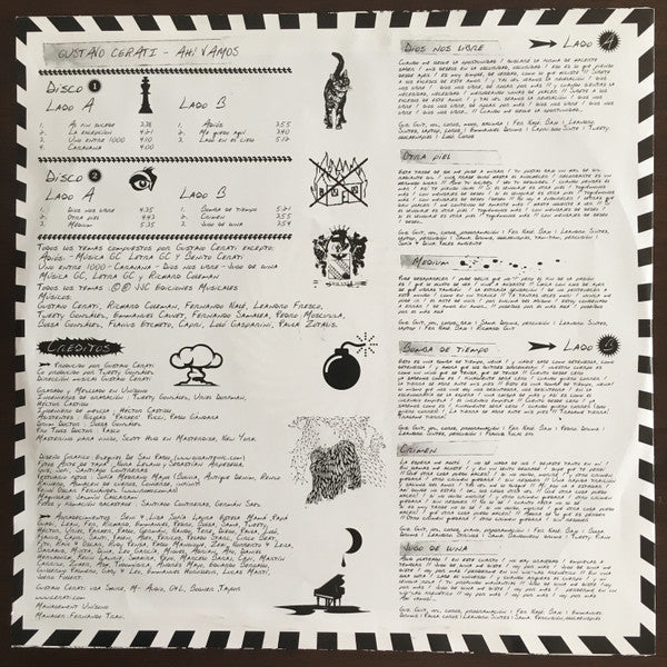 Gustavo Cerati Ahi Vamos 2 Lp Vinyl