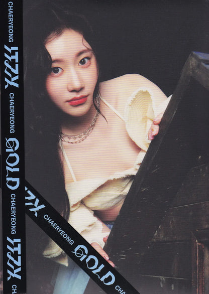 Itzy Gold Album Digipack Original Kpop Chaeryeong