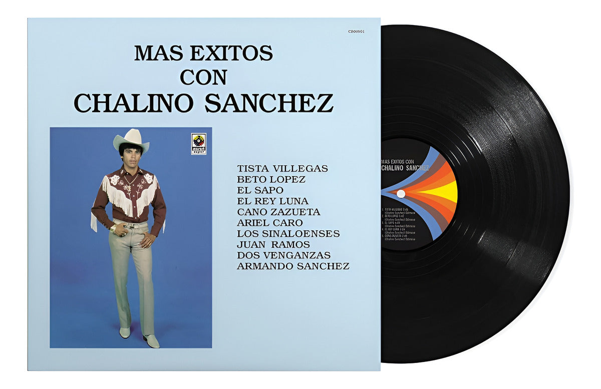 Chalino Sanchez Mas Exitos Con Chalino Sanchez Lp Vinyl Black