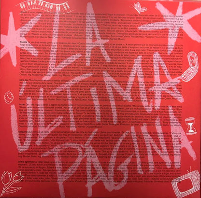Chiara Oliver La Ultima Pagina Lp Vinyl Rosa Y Rojo Marbled