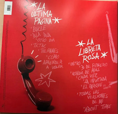 Chiara Oliver La Ultima Pagina Lp Vinyl Rosa Y Rojo Marbled